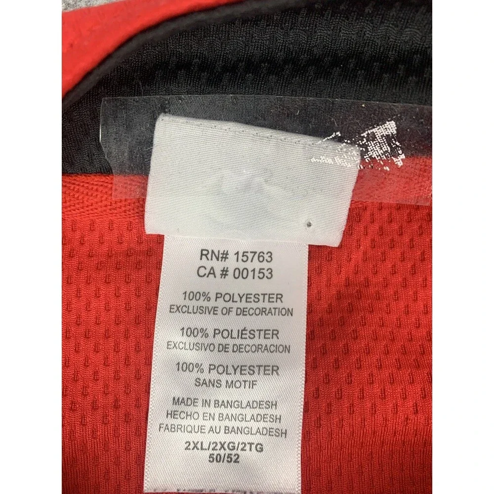 Chicago Blackhawks Men’s 1/4 Zip Pullover Embroidered Red NHL, Size XXL